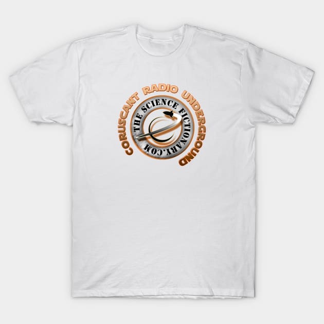 Coruscant Radio Underground T-Shirt by The Science Fictionary